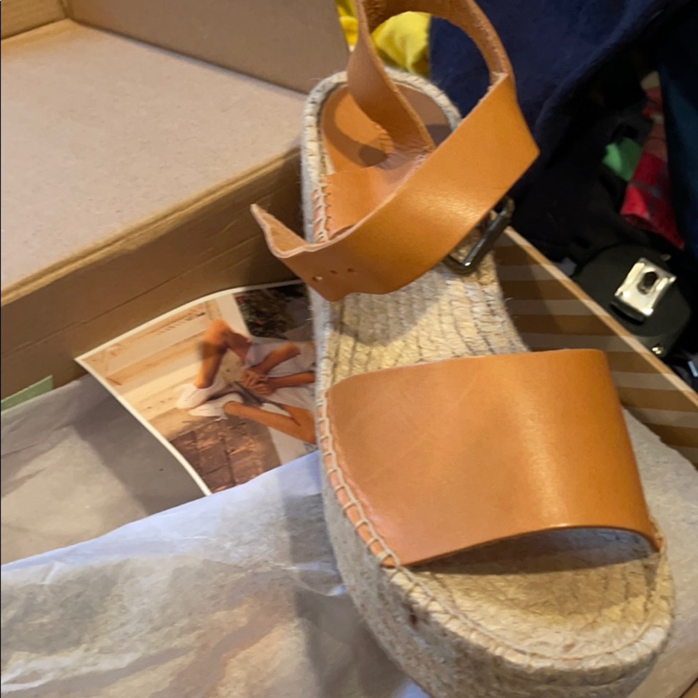 Soludos Minorca High Platform Leather